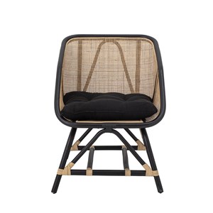 Bloomingville - Loue Lounge Chair, Svart, Rotting