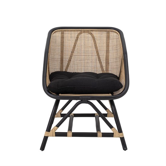 Bloomingville - Loue Lounge Chair, Svart, Rotting