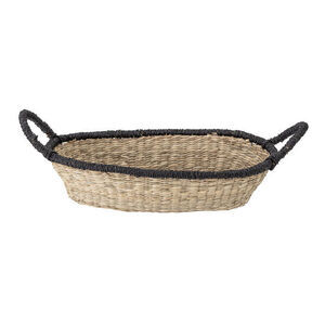 Bloomingville - Ji Basket, Black, Seagrass