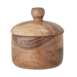 Bloomingville - Gael Jar m/lock, Natural, Acacia