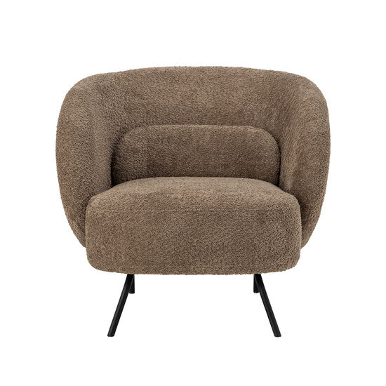 Bloomingville - Harry Lounge Chair, brun, polyester