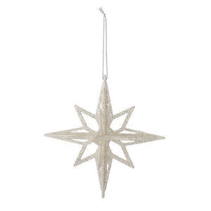 Bloomingville - Chue Ornament, Silver, Plast