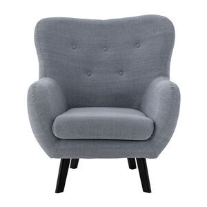 Creative Collection - Beau Lounge Chair, Blå, Bomull