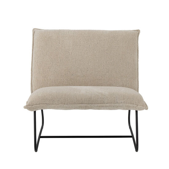 Bloomingville - Cape Lounge Chair, Nature, Återvunnen polyester