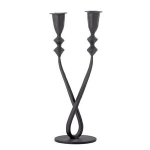 Creative Collection - Penilla Ljusstake, Svart, Metall