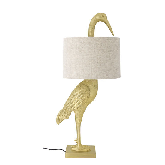 Creative Collection - Heron bordslampa, guld, polyresin