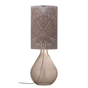 Creative Collection - Leni bordslampa, brun, glas