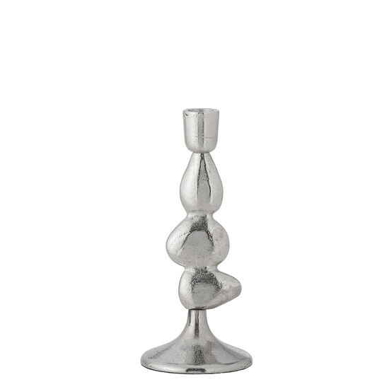 Bloomingville - Metina Ljusstake, Silver, Aluminium